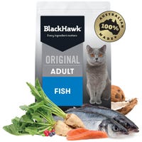 Black Hawk Original Adult Fish Dry Cat Food 8Kg