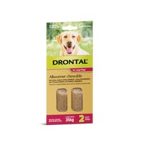 Drontal Chewable Wormer Large Dog 2 Pack