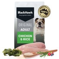 Black Hawk Adult Chicken & Rice Dry Dog Food - 10kg