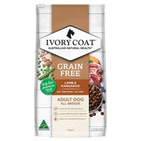 Ivory Coat Grain Free Adult Dry Dog Food Lamb & Kangaroo 2Kg